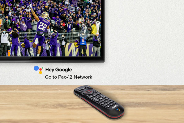 Hold your Dish voice remote and tell Google to go to the MLB network
