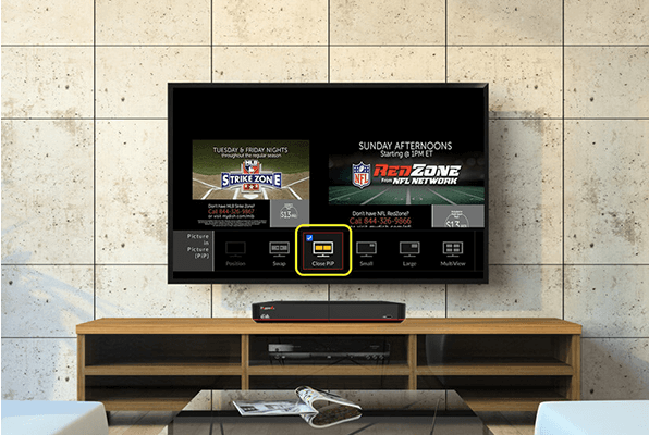 Watch two shows at once on one TV screen with DISH's Picture-in-Picture